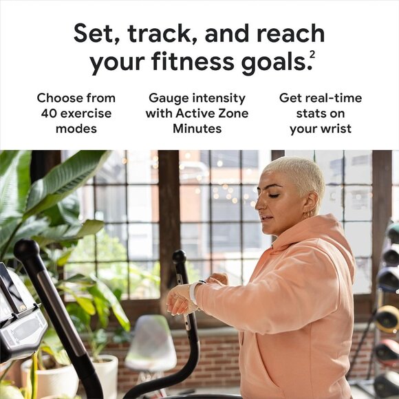 Google Pixel Android Smartwatch 1st Gen Fitbit 41mm Activity Tracking WiFi NOB - Picture 11 of 13